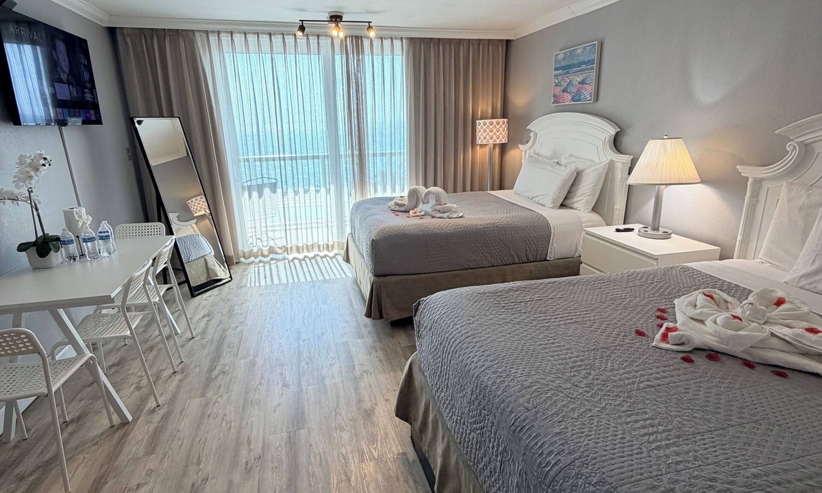 Sunny Isles Beach Condo | Direct Ocean View Condo wBalcony,Kitchen + Pool, Gym in a Beachfront Building.