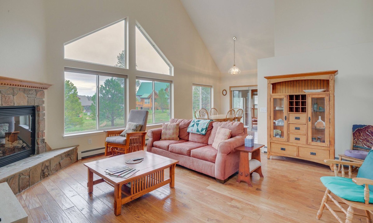 Pagosa Highlands Cabin | Walk to Trails! Pagosa Home w/Patio + Views