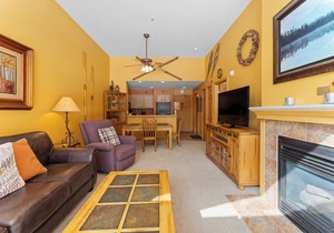 Lakeside Condo w/Mountain & Lake Views from Balcony, Steps to Shops/Dining!