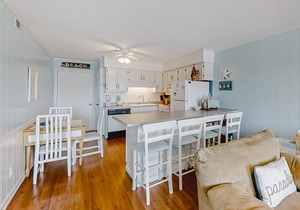Second-Floor Condo with Ocean View, Easy Beach Access & Shared Pool/Grills