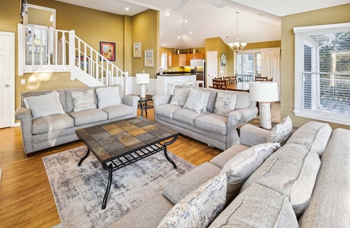 Whalehead Beach House | 1537 - Carolina Sunset - Soundside Sunsets w/Pool, Hot Tub & Game Room