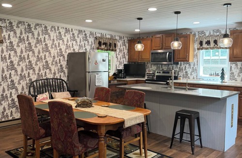 Chestertown House | 3 bedroom cabin in Chestertown with hot tub, fireplace, fire pit, wifi, and more