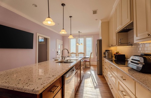 Southwest Raleigh House | 5BR/7BA Five Points Premier Gathering Home | Sleeps 18, Theatre, Golf Sim, Elevator & Outdoor Areas