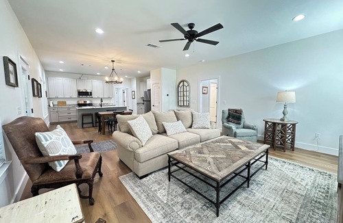 Geneva County Cottage | Brand new, pond front 2-bedroom cottage with AC in delightful Samson