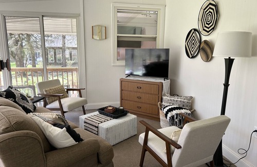 Long Green House | Bright & Modern 2BR Home with Sunroom and Outdoor Living