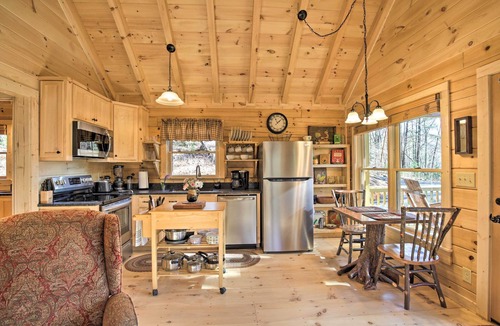 Cherry Log Cabin | Cherry Log Couple’s Cabin Near Hiking & Waterfalls