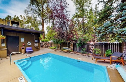 West End Apartment | Dog-friendly room on Main St - pool & hot tub - walk to lifts, ground-floor