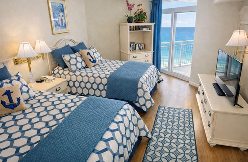 Crescent Beach Condo | Experience unparalleled luxury staying in the Oceanfront Penthouse at Baywatch!