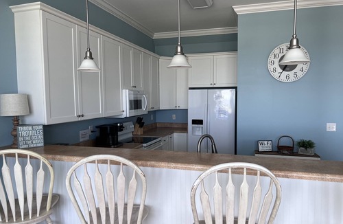 North Carolina Coast House | Gone Coastal OF Duplex with Salt Water Pool-Watch Fireworks from the Deck!