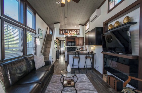 Upward House | Gorgeous 1BR Tiny Home w/Pool | Bocce | Free Tix