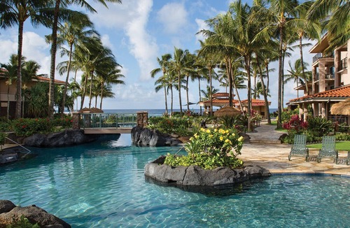 Poipu Condo | Gorgeous oceanfront resort! Marriott Waiohai two bedroom villa. Book now!