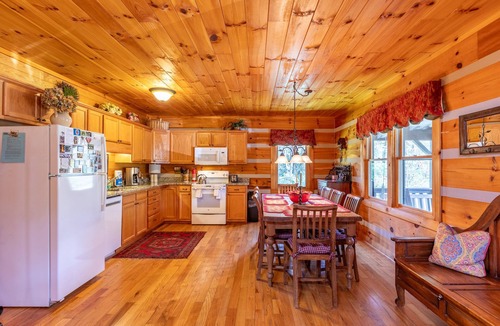 Boone Cabin | Hemlock Hideaway: Quiet Neighborhood Cabin Near Boone & Blowing Rock with Firepit, Yard, & Hot Tub!
