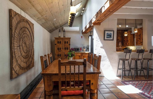 Tesuque House | Hot tub and Outdoor Dining, Charming Tesuque Home