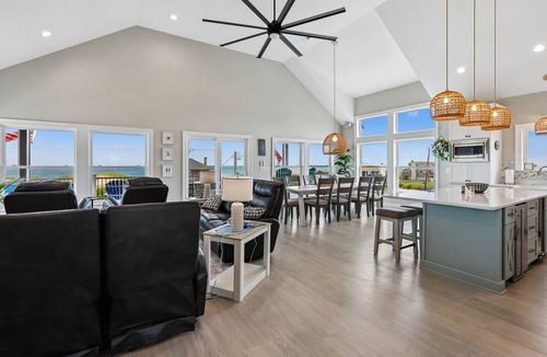 Colington House | KD2504A-Beautiful, new build home, 5 bedroom, Ocean View, Hot Tub, Elevator!