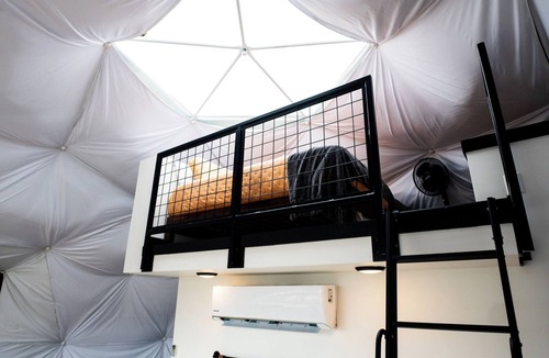 Cedar Bluff Resort | Lake Front Geodesic Dome: Hot Tub & Lake Views