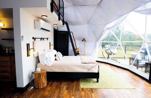 Cedar Bluff Resort | Lake Front Geodesic Dome: Hot Tub, TV, & Lake Views
