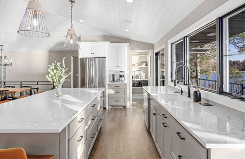 Shoreview House | Luxury Lakefront Retreat with Hot Tub and Private Beach - Sleeps 14