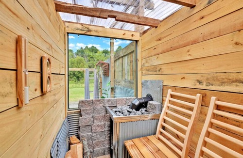 Newport House | Meadow View · Romantic Farm Stay w/Barn, Outdoor Tub & Sauna