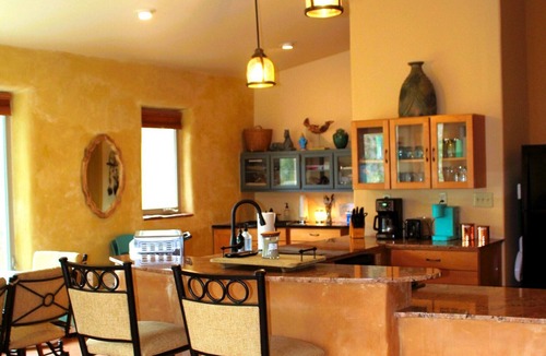 Jemez Springs House | Mountain Adobe Home in Jemez Springs NEW HOT TUB, Mt. Views "Raven House"