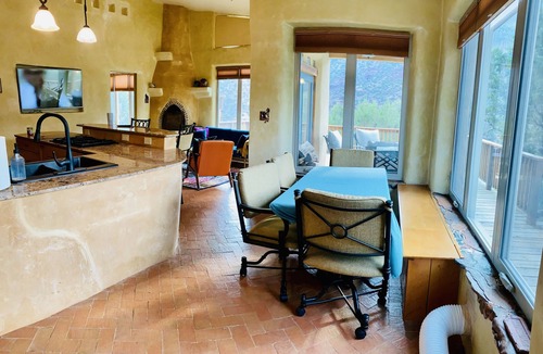 Jemez Springs House | Mountain Adobe Home in Jemez Springs NEW HOT TUB, Mt. Views "Raven House"