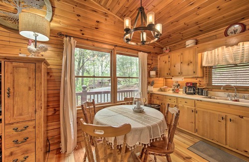 Blue Ridge Cabin | Peaceful Blue Ridge Cabin w/Decks & Fire Pit