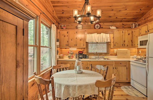 Blue Ridge Cabin | Peaceful Blue Ridge Cabin w/Decks & Fire Pit