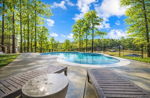 Sherrills Ford House | Pool, Firepit, Game Room, Peaceful Oasis & Views!