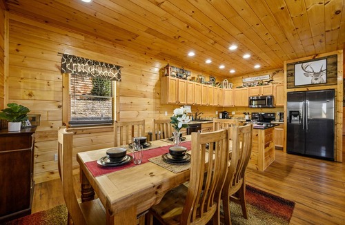 Whittier Cabin | Pricing Specials! Paved Access & Theater Room! 5BR 5.5BA Cabin with Mtn Views