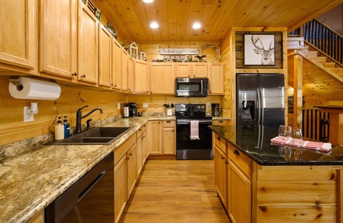 Whittier Cabin | Pricing Specials! Paved Access & Theater Room! 5BR 5.5BA Cabin with Mtn Views