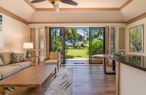 Poipu Condo | Rare find w/2 AC, 2 min walk to beach, Remodeled #151, ground floor!