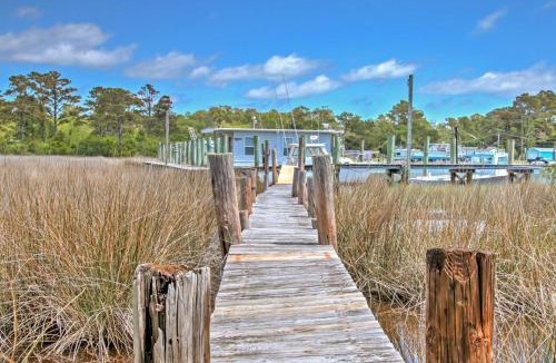 Atlantic House | Secluded & Quiet Coastal Home: 1 Mile to Boat Ramp