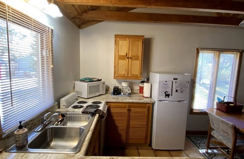 Pecos House | Serenity by the River: Romantic Cabin with Fireplace in San Miguel County, New Mexico