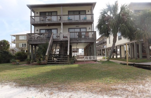 Gulf Shores House | Steps From the Beach! Great Little Lagoon Views and Pier! Heron Landing Unit 2