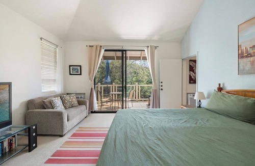 Wailea Condo | Sunny Top Floor Studio 10 Minute Walk from Wailea Beaches
