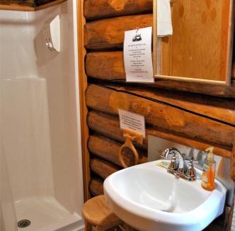 Cooper Landing House | Traditional Log Cabin with Large Windows on the Kenai Peninsula, Alaska