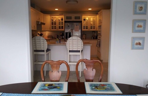Wilmington House | Waterfront home. Pier, kayaks, bicycles, privacy. Near beaches, city activities.