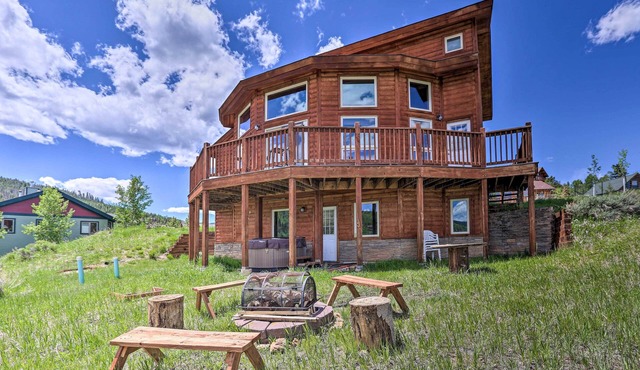 2 Mi to Granby Ranch: Granby Home w/Hot Tub!