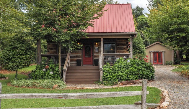 Historic Charm Meets Modern Comfort in This Restored 1850s Log Cabin