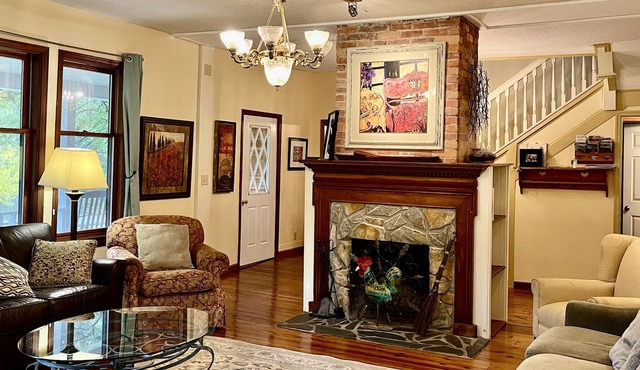 Huge 180-yr-old Farmhouse. All new amenities. 1 acre. Close to town.