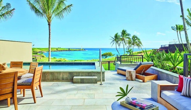 Luxurious Suite with Balcony Ideal for Wellness-Focused Kauai Getaways