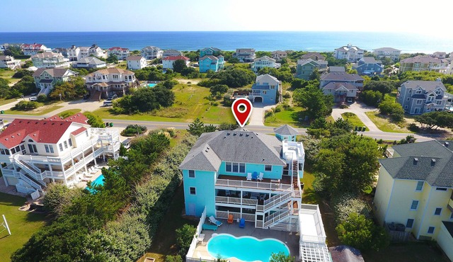 Oceanside, 8 BRs, ELEV, Pool, H Tub, Dogs Welcome, WW934, Howdy Hideaway