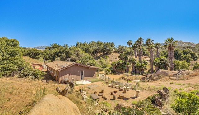 Patio & Mountain Views: Rustic Ramona Home!