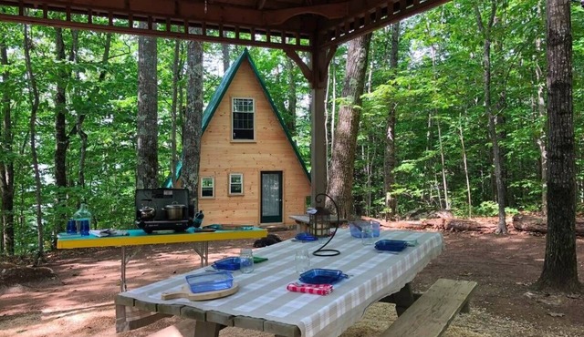 Pet-Friendly Island A-Frame w/Lake Access
