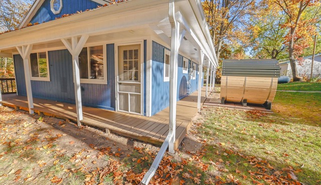 Riverfront | Sauna, Fireplace, Firepit & Huge Deck