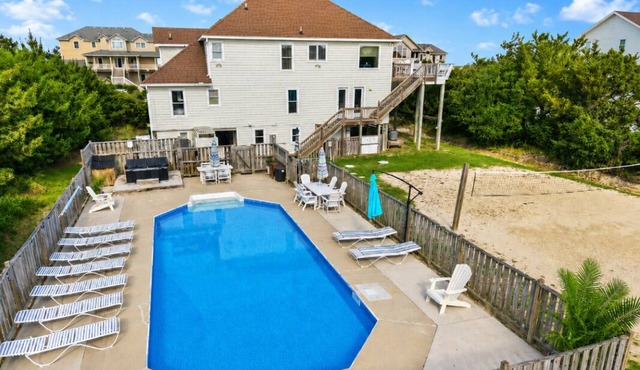 Semi Oceanfront: Oversized Private Heated Pool (16x40)! Gameroom, Hot Tub