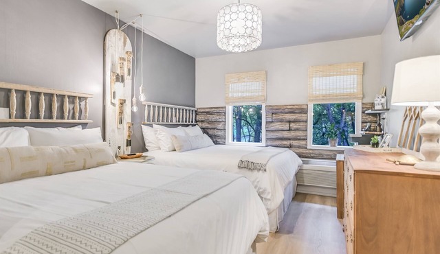 Tranquility Suite — Cypress Creek Access + Fire Pit | On Wimberley Square