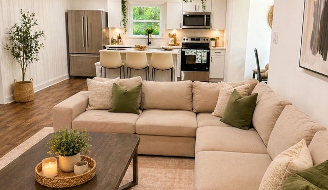 Villa Playera a 20 minutos del uptown de Charlotte frente al Lago