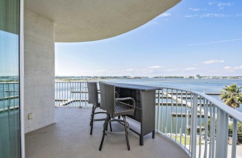 Orange Beach East Condo | Caribe Resort 307B 3 bedroom 3 bath Beautiful Bay Views Boat docks by Prickett Properties