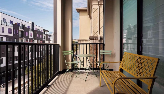 Stay On Music Row With King & Queen Beds + Pool | Fitness Center, Walk to RCA Studio B & Local Dining, Under 2 miles to Broadway, Garage Parking, Elevator Access, 24 Hr Hospitality